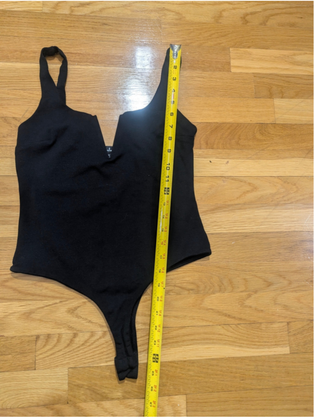 Lulus Black Sleeveless Bodysuit Notch Neck Medium - Picture 11 of 12